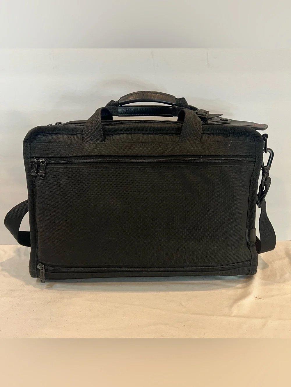 Tumi Alpha Expandable Laptop Briefcase (Style 201D3) with Shoulder Strap